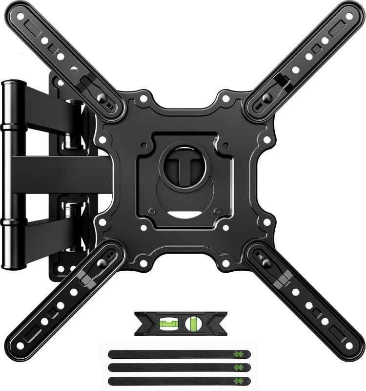 USX MOUNT テレビ壁掛け金具 大型37-82インチ LCD/LED 対応 フルモーション式 壁掛けテレビ金具 アーム式 耐荷重60kg テレビ かべかけ 金具 可動式 用前後、左右、上下多角度調節可能 tv壁掛け金具