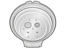 パナソニック Panasonic 可変圧力IHジャー炊飯器 ふた加熱板 ARB96-G71JUU(2)