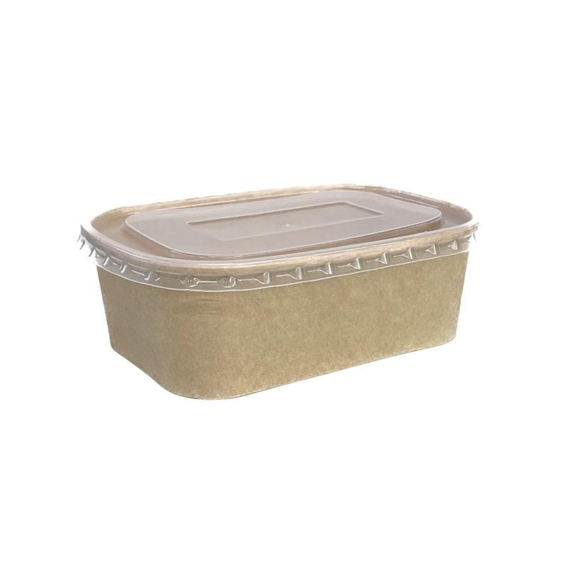 乐天商城 - ニッチプラス(Niche Plus)使い捨て容器 フタ付 未晒 弁当容器 750ml 10個入