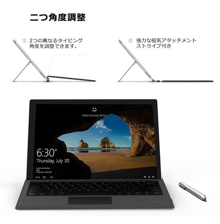 90日品質 Surface pro3 4 5 6 7専用 キーボード bluetooth キーボードタッチパッド搭載 取付簡単 uminokaze-10204358 海の風ストア サンプル画像3