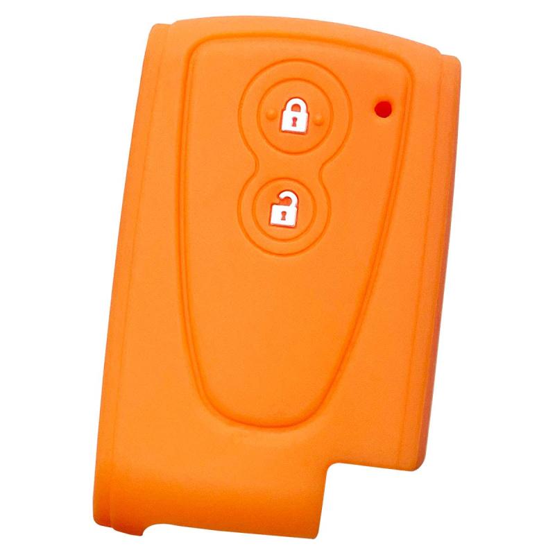 【IKT】ダイハツ車用 スマートキー用シリコンカバー 2ボタン / コペン Copen LA400K / など 専用設計でピッタリサイズ傷防止に最適さらさらシリコンで手触り快適（DAIHATSU車用）（DS-004）