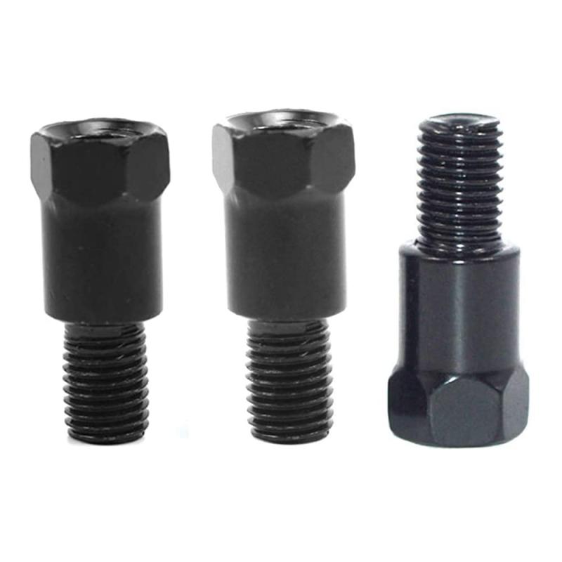 樂天商城 - DGYACHOR バイクミラー用 正ネジアダプター 高さ調整スペーサー 正10mm→正/逆10mm 3個入り 正ネジ*2 逆ネジ*1 ブラック
