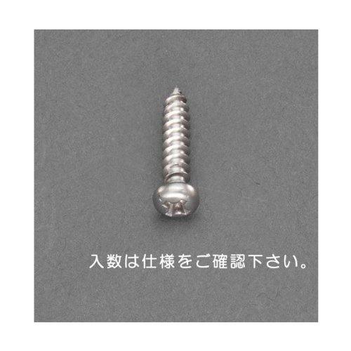 樂天商城 - エスコ 2 x 8mm 鍋頭タッピングビス(ステンレス製/40本) EA949AL-104 シルバー
