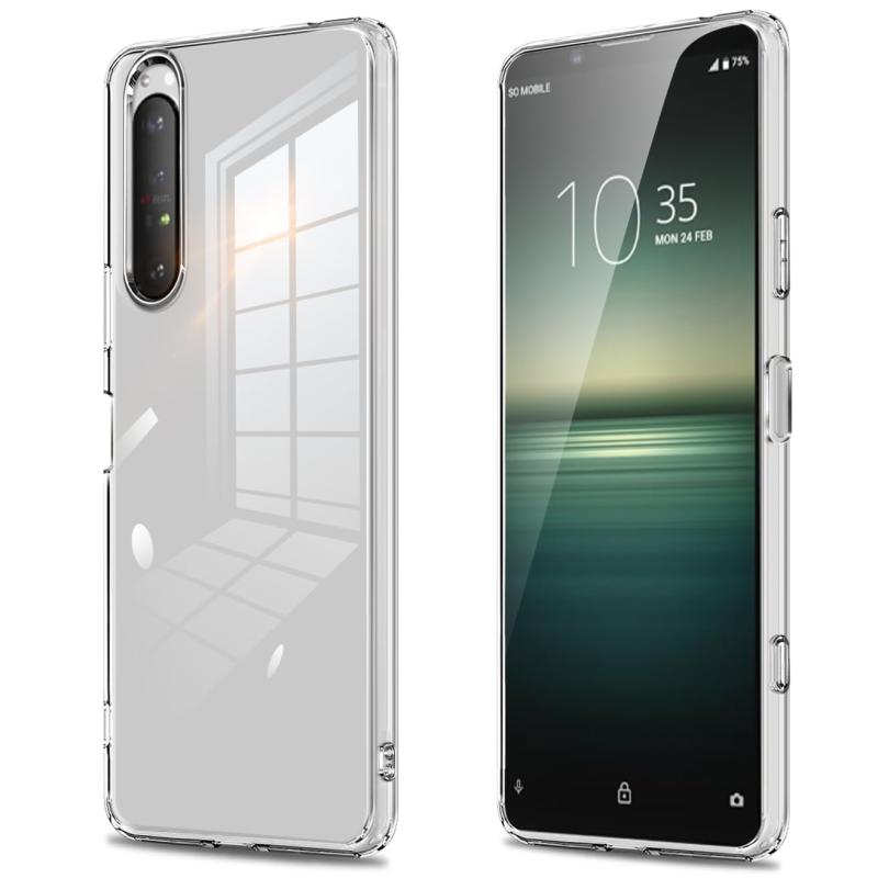 乐天商城 - xperia1ii xperia1iii xperia1iv xperia1v クリア ケース TPU 耐衝撃性 軽量 柔軟 保護カバー 透明 滑り止め 落下防止