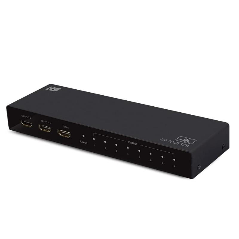 ラトックシステム 4K60Hz 対応 1入力8出力 HDMI分配器 RS-HDSP8P-4K HDCP2.2 HDR Dolby Atmos TrueHD1つの映像信号を8つに分配する4K対応分配器HDCP2.2、HDR映像ソースも分配Dolby Atmos、DTS:Xなどサラウンドに対応コンパクトサイズで持ち出しにも便利サビに強い金メッキコネクターを採用最新のゲーム機にも対応
