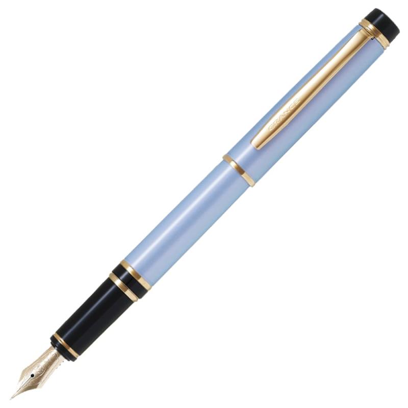乐天商城 - PILOT パイロット 万年筆 グランセ 細字(F) パールブルー FGRC-12SR-PLF