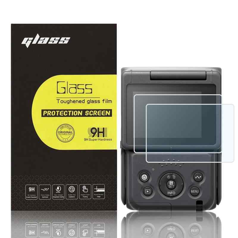 【Canon V10 専用】 2枚セット 超薄ガラス液晶保護フィルム Canon PowerShot V10 対応 透過率95％以上 高硬度9H 撥水 撥油 撥指紋