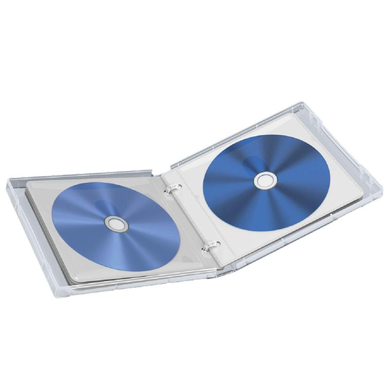 エレコム クリアケース 12枚収納 【Blu-ray/DVD/CD 対応】