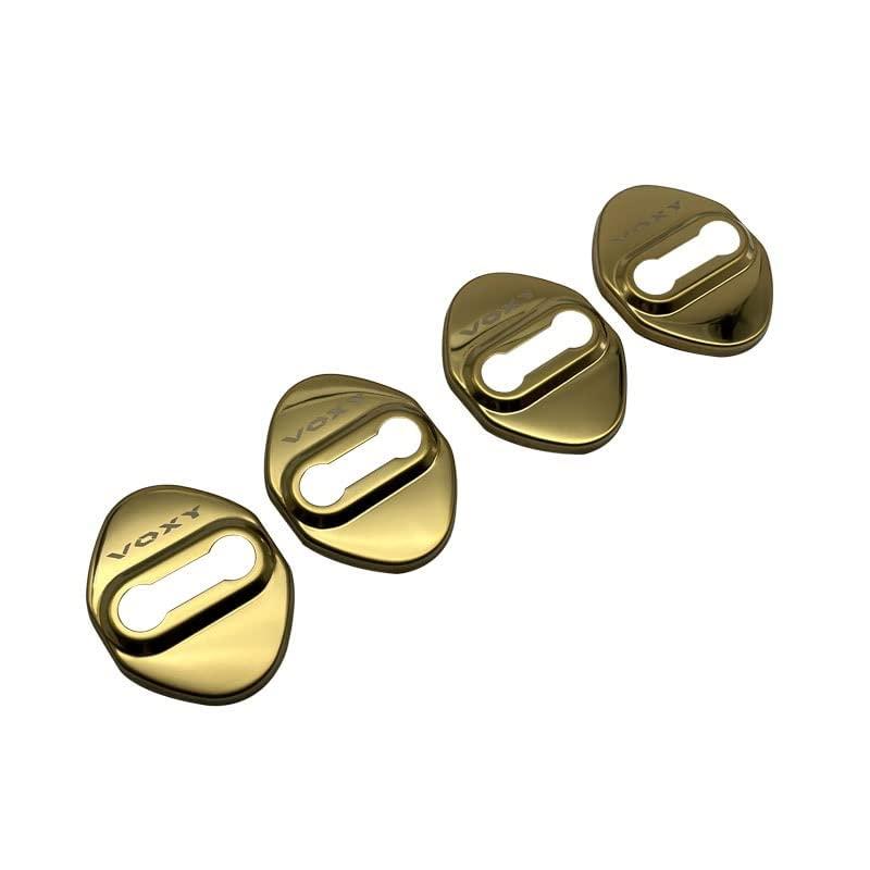 樂天商城 - MEKOMEKO 適合 新型 ヴォクシー ノア 90系 ストライカー カバー ドアロック カバー メッキ アクセサリー 内装 車種専用設計 パーツ 鏡面ステンレス 4P 取り付け簡 VOXY NOAH 2022年1月〜