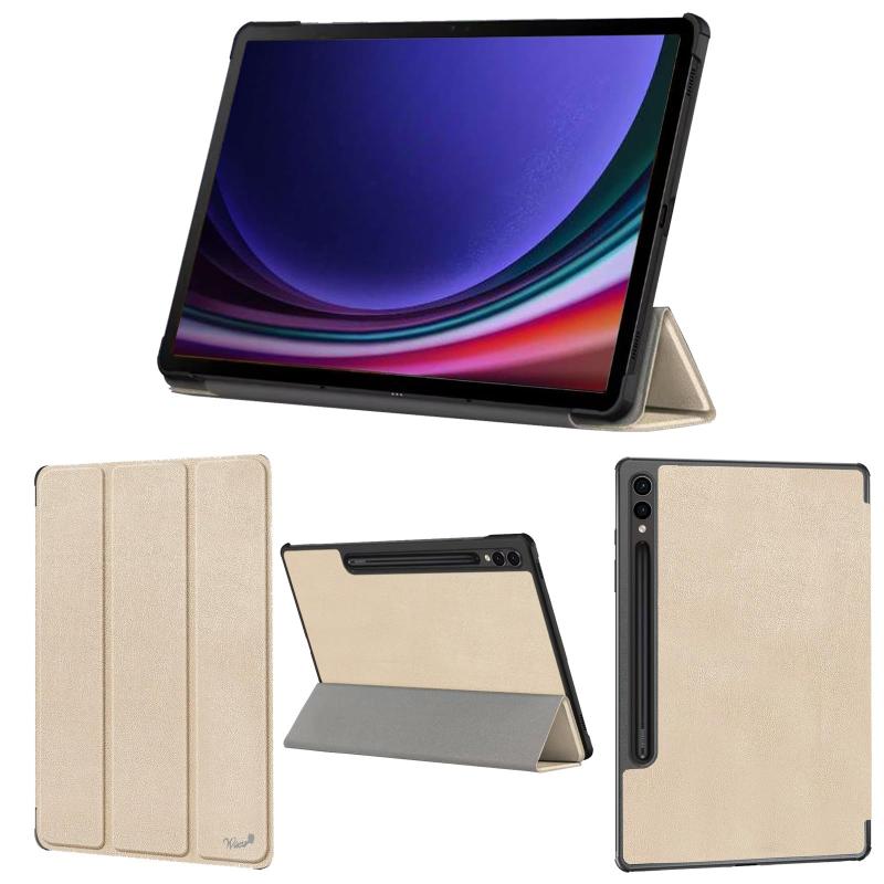 wisers Galaxy Tab S9＋ Plus 専用タブレットケース 12.4 インチ 対応 (保護フィルム 付き/スリムタイプ) タブレットカバー 2023年 新型