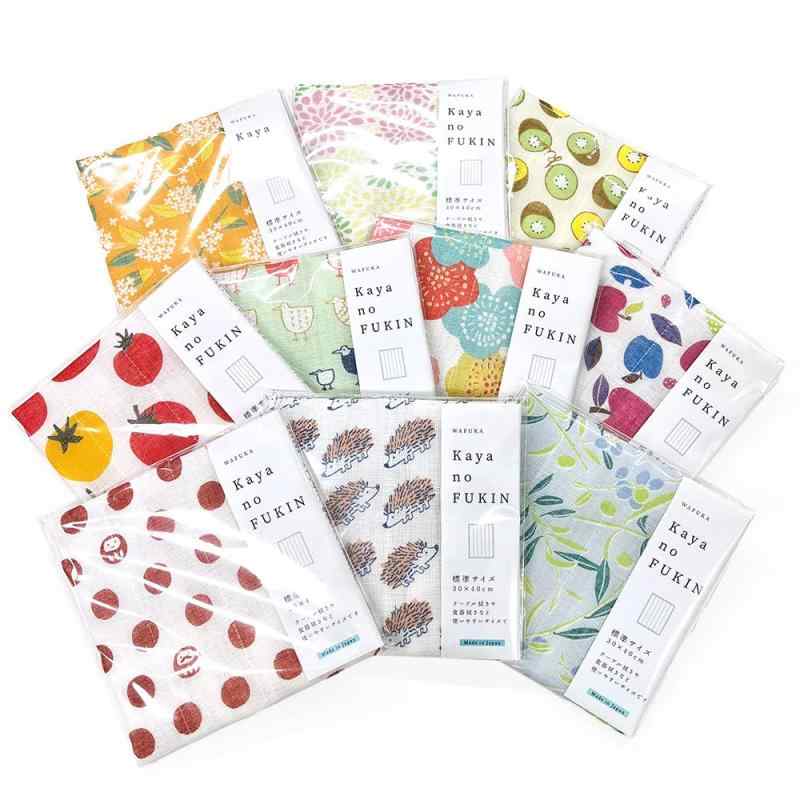 和布華 蚊帳生地 ふきん 3枚セット キッチン テーブル 食器 綿 30×40cm 日本製