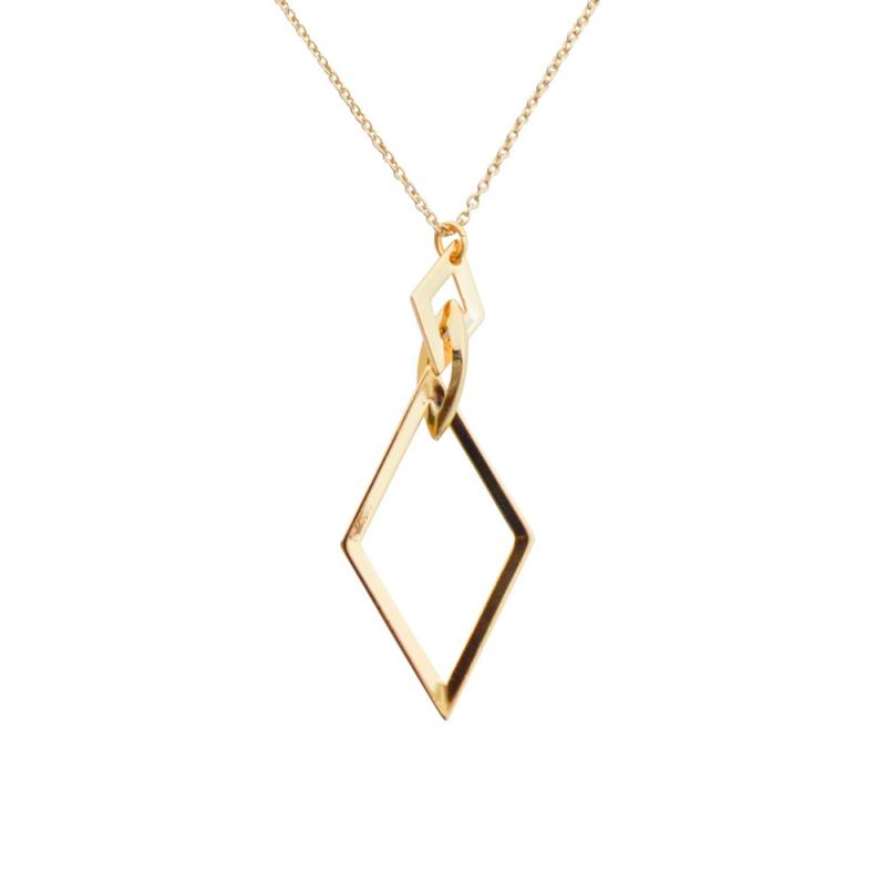ナオットジュエリー Rhombus Long Necklace ネックレス ギフトBOX付き ゴールド nn024