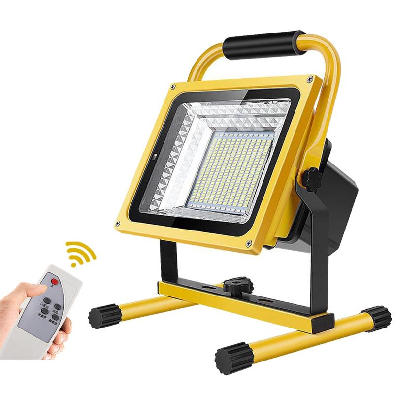 Makilight LED投光器 充電式 ポータブル投光器 ABS素材 6点灯モード IP65防水 バッテリー内蔵 携帯充電 作業灯 看板灯 非常灯 防災対策 夜間作業 集魚 夜釣り 車載応急 工事現場など（電池内蔵 &amp