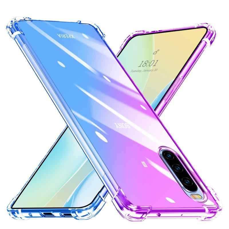 乐天商城 - GTUJWN ケース 対応 Xperia 10 II 用の ケース クリア 透明 TPU ソフト SO-41A SOV43 カバー 耐衝撃 軽·薄 全面保護 黄ばみなし グラデーション レンズ保護 傷防止 滑り防止 対応 エクスペリア10 II 用の