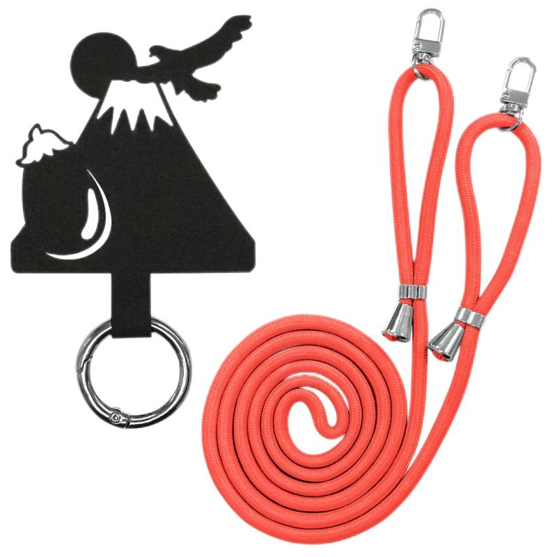 スマホショルダー ストラップ止めパーツ+ストラップ ハロウィン