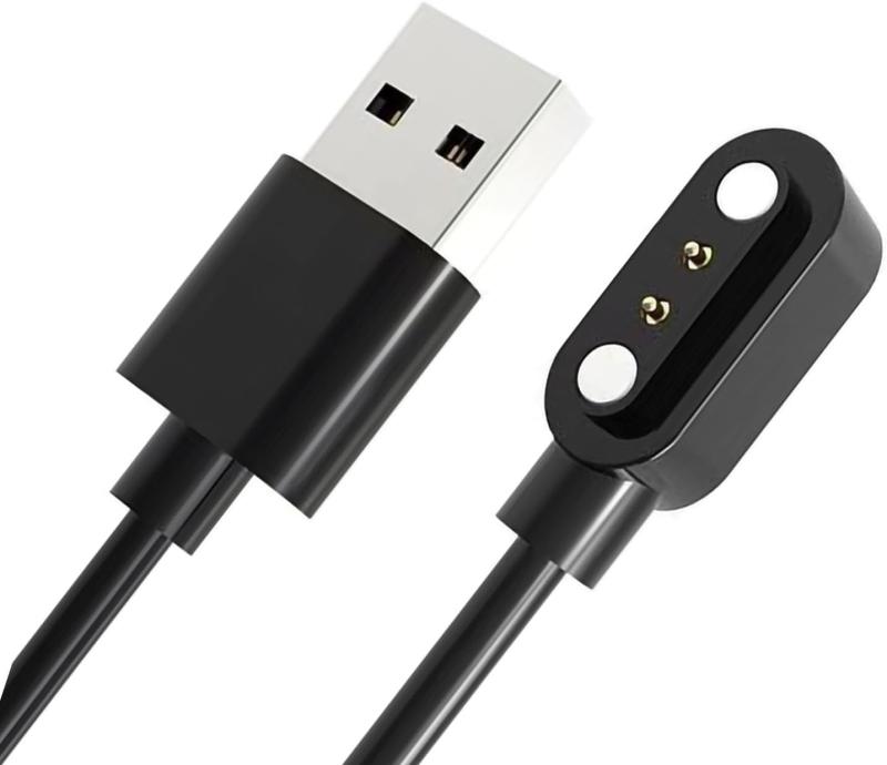 スマートウォッチ充電ケーブル 2ピンの距離は2.84mm USB充電 0.6m SZSLマグネット充電コード Willful S..