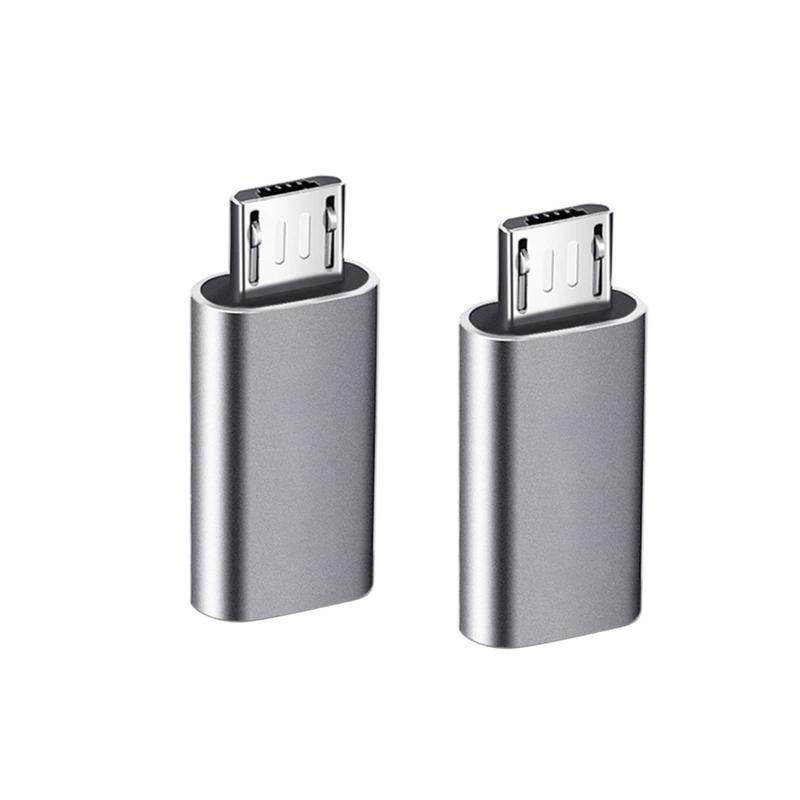 YFFSFDC USB-C → Micro USB アダプタ Type-C (メス) to Micro USB (オス) 変換アダプタ 2個入り マイクロUSB変換アダプター 変換コネクタ 充電とデータ転送 Xperia、Galaxy、Nexus、HUA