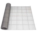 mylystar 滑り止めマット PVC製 玄関マット 4m×0.9m 厚さ5.5mm 排水マット ドアマット メッシュ 有孔マット フリーカット 屋外 屋内 滑り止めシート転倒防止 泥落とし 駐車場用(3)