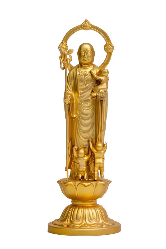 仏像 子安地蔵菩薩（純金メッキ）