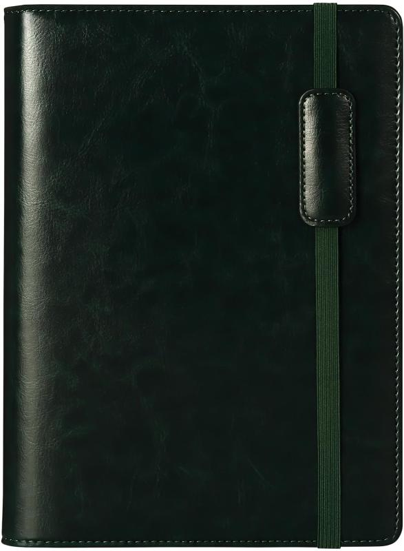 【RIHUA】 A5 システム手帳 6穴リング スケジュール帳 カバー リフィル付き 革メモ帳 カード収納 ノート ビジネス オフィス用品 ルーズリーフ