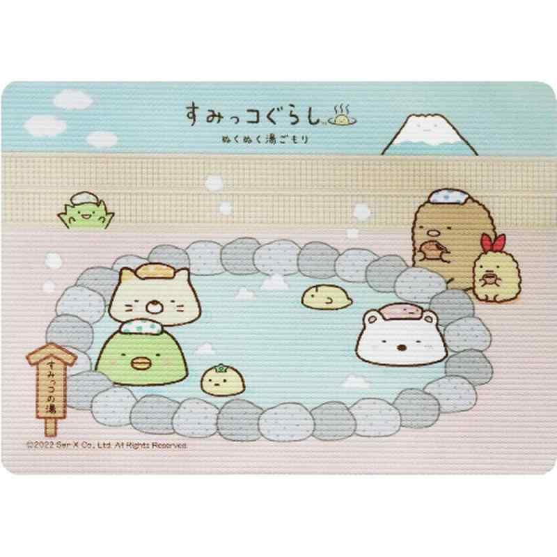 乐天商城 - オカトー(Okato) すみっコぐらし ミニ 風呂マット すみっコの湯 縦60×横42.5×厚み1.2cm 日本製