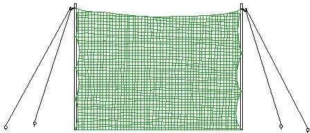 SSK(エスエスケイ) 野球 グラウンド備品 バックネット グリーン