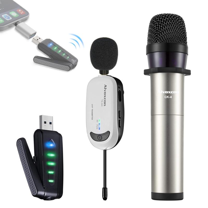 ワイヤレスマイク ハンドマイクピンマイク 無線ハンドマイク ピンマイク UM322PRO-UM410PRO