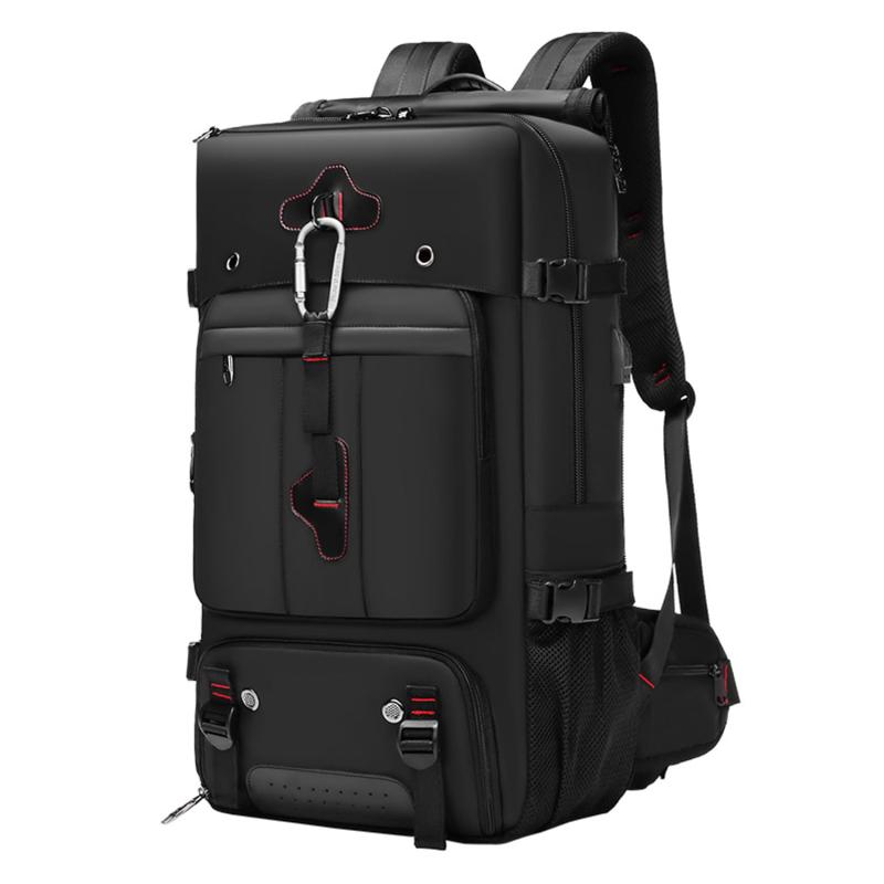 [shrradoo] 登山リュック 70L 大容量 ファスナー リュックサック バックパック 17インチPC リュックサック スクエア 防水 ハイキング用 ハイキング キャンプ アウトドア 防災 旅行