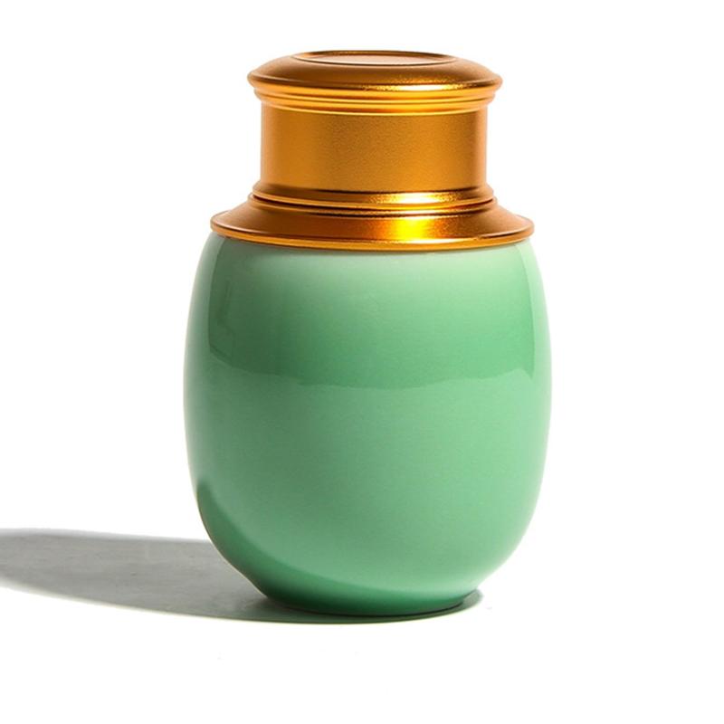 NOELAMOUR ミニ骨壷 分骨用 骨壺 ミニ 手元供養 遺骨入れ 陶器製 仏壇 仏具 納骨 分骨 容量200g