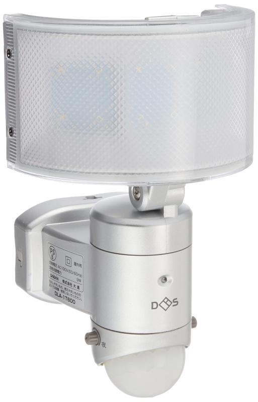 乐天商城 - 大進 コンセント式センサーライト DLA-1T600 AC コンセント 100V LED 人感センサーライト 屋外 外 屋内 室内 防犯ライト ガレージ 庭 玄関灯 玄関 国内メーカー 高輝度 エコ 節電 広範囲 投光器 防