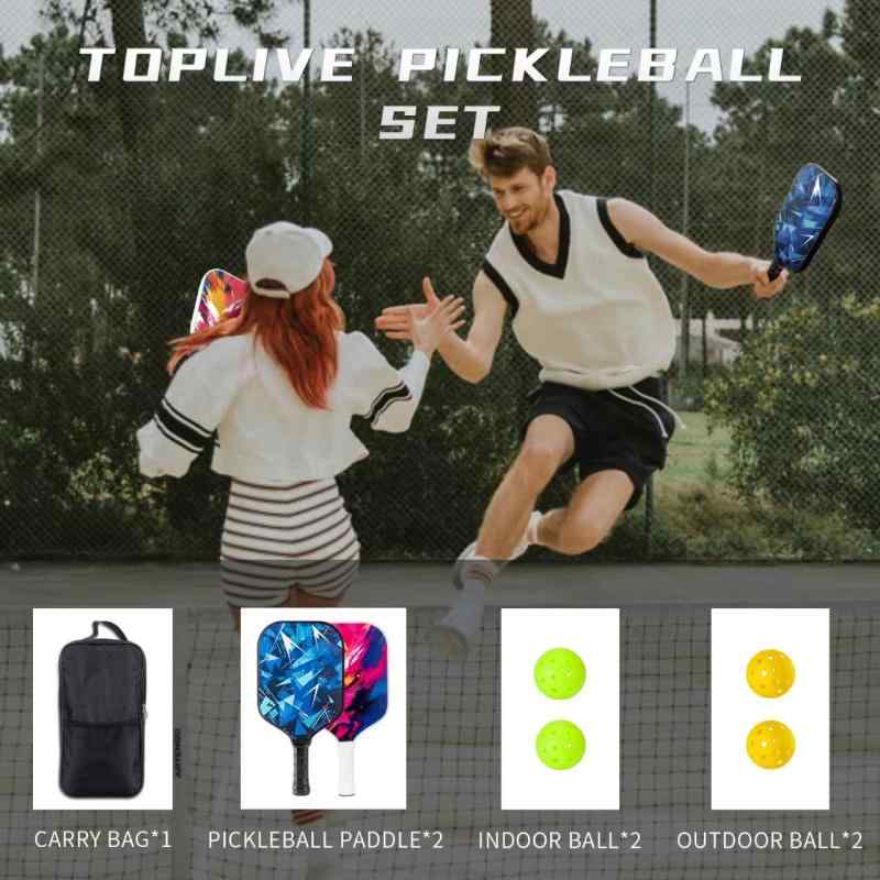 Toplive ピックルボール ラケットセット...の紹介画像2