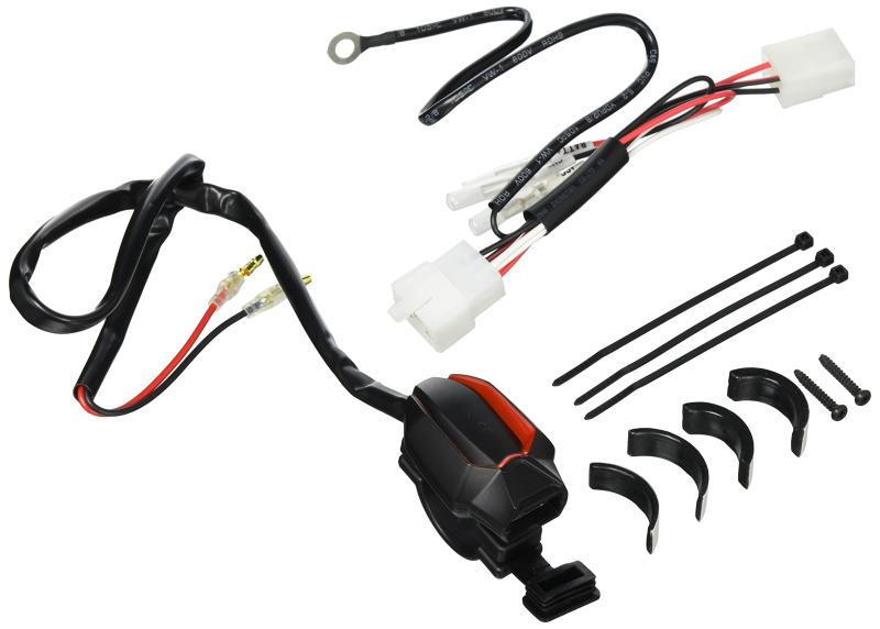 キタコ(KITACO) USB電源キット(スモールタイプ) K・TOUR クロスカブ50(AA06)、クロスカブ110(JA45/JA60)、スーパーカブ50プロ等 80-757-14460