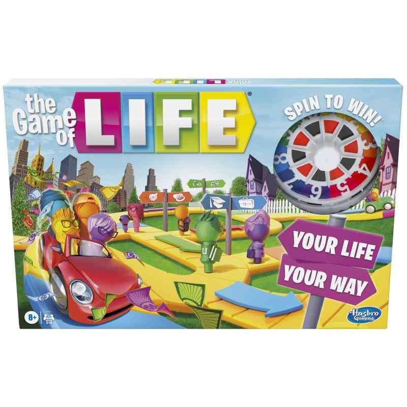 乐天商城 - ハズブロ(HASBRO) THE GAME OF LIFE 英語版 人生ゲーム 遊びながら、楽しく英語レッスン