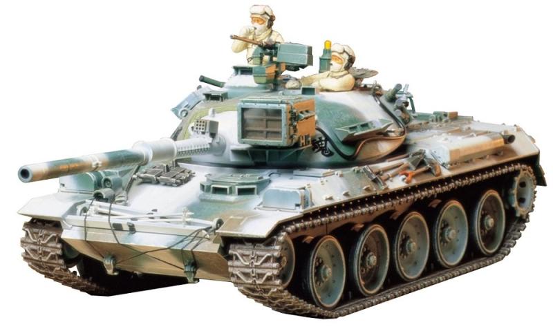 タミヤ 1/35 ミリタリーミニチュアシリーズ No.168 陸上自衛隊 74式戦車 冬期装備 プラモデル 35168