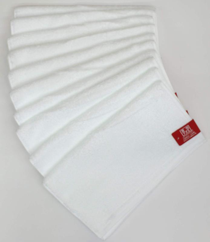 白タオル ホテルタイプ 泉州フェイスタオル 400匁 10枚セット ホワイト 日本製