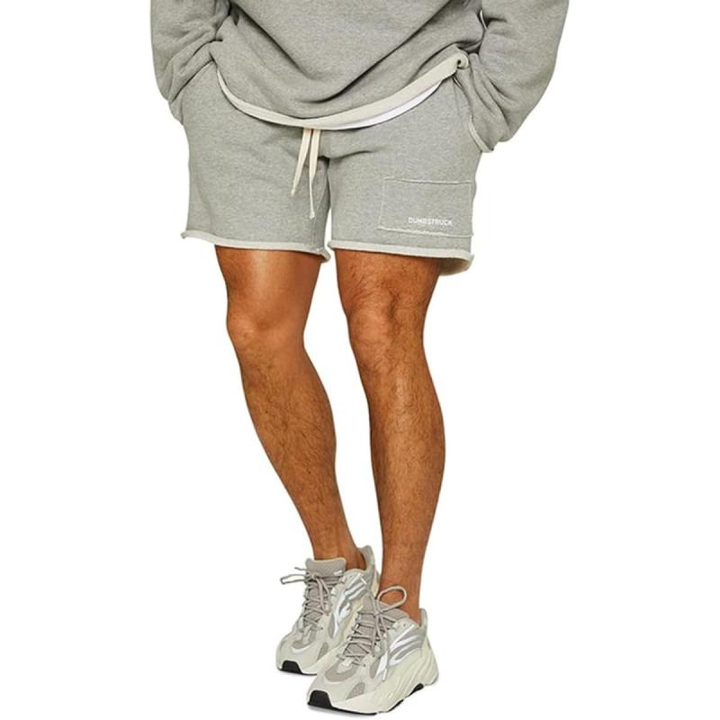 [メチーエング] ショートパンツ メンズ トレーニング ハーフパンツ フィットネスパンツ 短パン スポーツ ジムウェア グレーL