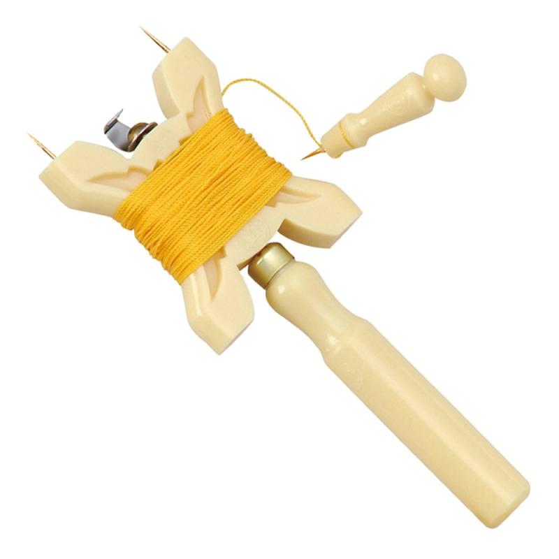 千吉(Senkichi) 凧糸巻 セット プラスチック製 針付 No.176249 糸 カルコ 糸巻きのセット 糸の長さ9m
