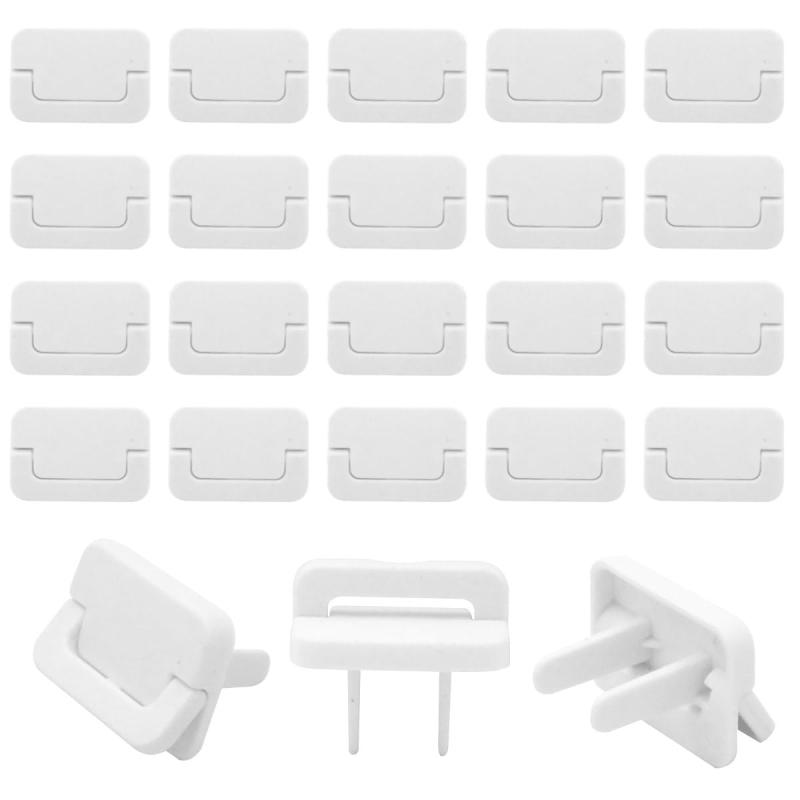 winova コンセントキャップ セット 安全カバー 子供の保護 感電防止 トラッキング防止 ホコリ防止 自宅・保育園用[安全で便利なデザイン] 隠しバックルとプルリング付きで大人には簡単、子供には開けにくい設計；[シンプルデザイン] 目立...