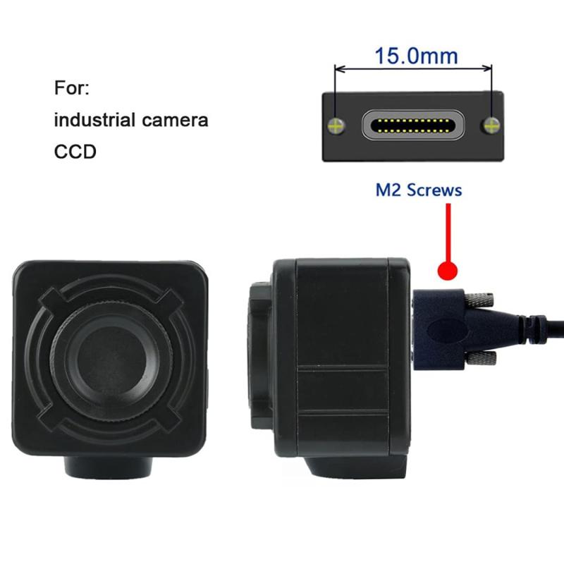 chenyang Type-C USB 3.1 USB-C オス-オス Type-C USB 3.1 USB-C M2ネジ付き ロックパネルマウントタイプ 10Gbps データケーブル 2.0M