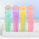 消しゴム 小学生 よく消える スティック消しゴム 消しゴム ペン 猫 可愛い 文房具 4個入り(グラデーションカラー)