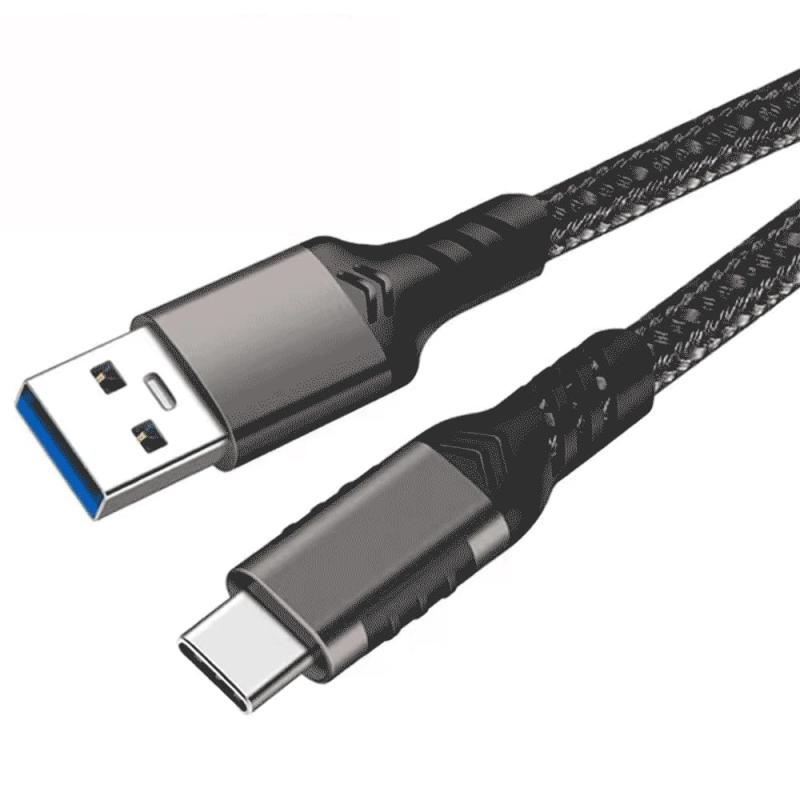 USB-A to USB-C ケーブル USB Type Cケーブル【10Gbpsデータ転送 60W急速充電】 USB3.2 Gen2標準 PD対応 タイプc ケーブル 高耐久ナイロン編み Nintendo Switch、Xperia、AQUOS、Gal