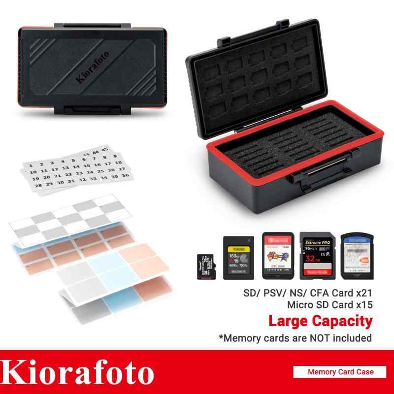 Kiorafoto メモリカードケース