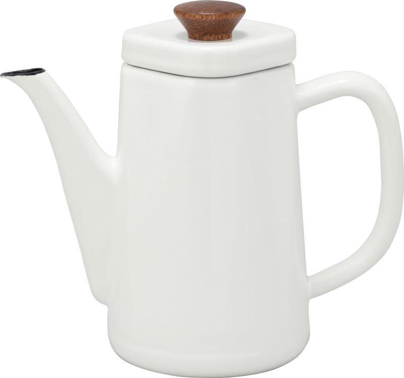乐天商城 - 野田琺瑯 コーヒーポット ホーロー製 アンビ 1.2L 日本製