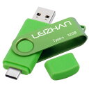 LEIZHAN TYPE-C USB メモリー・フラッシュドライブ 回転式 人気 USB 高速転送 OTG 3.0携帯電話 コンピューター用 容量不足解消 マイクロペンドライブ 大容量 Uスティック(2)