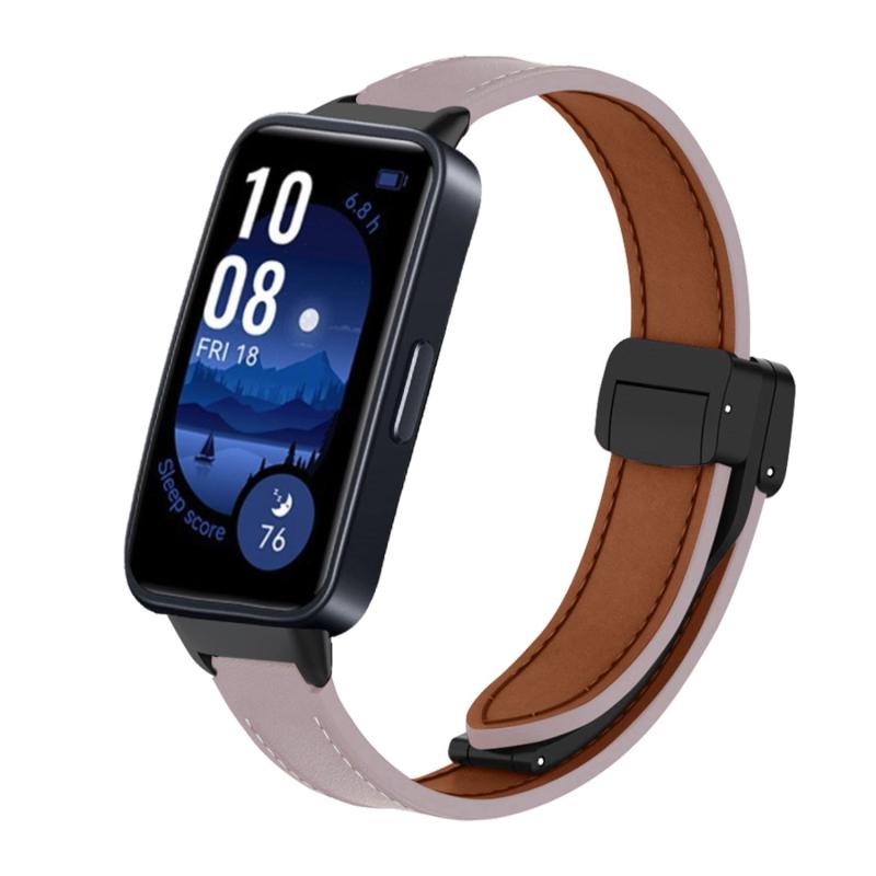 乐天商城 - [SeGinn] レザーバンド Huawei Band 10/9/8 対応 バンド 革 磁気 バックル付き ファーウェイバンド10 交換バンド 高級 交換ベルト 簡単取付 ビジネス 軽量 ベルト サイズ調節可能 交換バンド コンパ