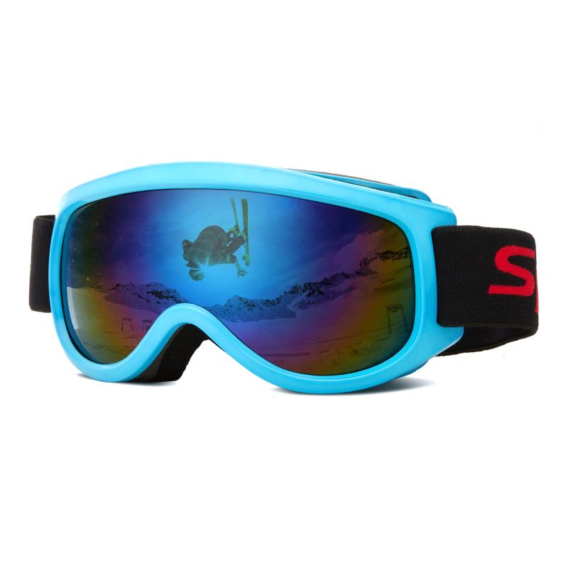 [Cyxus] シクサズ スキーゴーグル スノーボード 超180°広い視界 UVカット 3層スポンジ 調節可能ベルト 全天候対応 通気/防風/防雪/防塵/軽量/耐衝撃 山登り/スキー/アウトドアスポーツに全面適