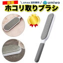 楽天1位【高評価レビュー4.1点】ホコリ取りブラシ 1本 両面 カーペット 衣類 ホコリ 髪の毛 毛玉 カーペット ソファ ペット 抜け毛 毛玉 静電気 ハンド...