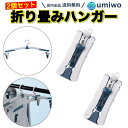 【送料無料】折りたたみハンガー 携帯用 2個セット ブルー 洗濯バサミ付き 旅行 トラベル ハンガー 折り畳み コンパクト 子ども アウトドア キャンプ スーツ...