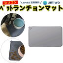 【送料無料】ペット ランチョンマット グレー 横48cm 縦30cm シリコン フードマット 洗いやすい シリコンマット フードマット 食べこぼし 飛び散り 猫...