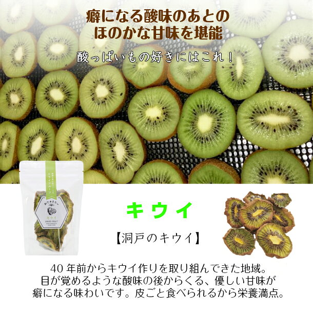 【ドライフルーツ キウイ 30g】 岐阜県産ドライフルーツ かじゅえりー 美濃山県元...